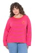 Striped Smiley Logo Long Sleeve Tee