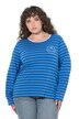 Striped Smiley Logo Long Sleeve Tee