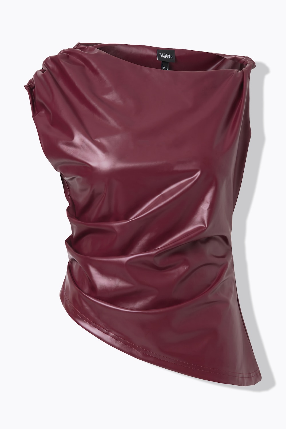 Topp, skinnlook, slim fit, feminine draperinger