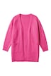 Strickjacke, Classic Fit, offen mit aufgesetzten Taschen