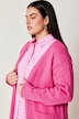 Strickjacke, Classic Fit, offen mit aufgesetzten Taschen