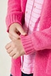 Strickjacke, Classic Fit, offen mit aufgesetzten Taschen