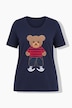 T-Shirt, A-Linie, Frottee-Bär, Halbarm