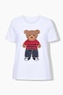 T-Shirt, A-Linie, Frottee-Bär, Halbarm