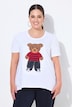 T-Shirt, A-Linie, Frottee-Bär, Halbarm