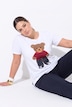 T-Shirt, A-Linie, Frottee-Bär, Halbarm