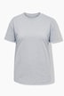 T-Shirt, Boxy Fit, Kussmund-Print auf dem Rücken