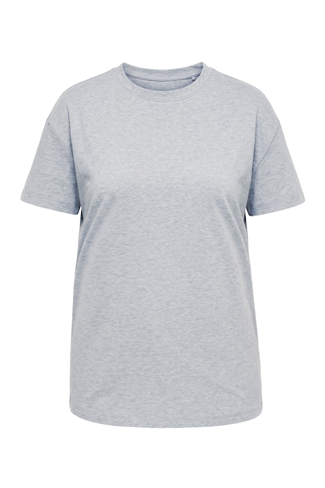 T-Shirt, Boxy Fit, Kussmund-Print auf dem Rücken