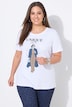 T-Shirt, Komfort Fit, Model mit Schriftzug