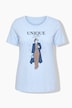 T-Shirt, Komfort Fit, Model mit Schriftzug
