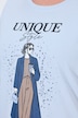 T-Shirt, Komfort Fit, Model mit Schriftzug
