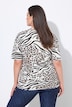Leo-Shirt, Boxy Fit, glitzernder Leopard