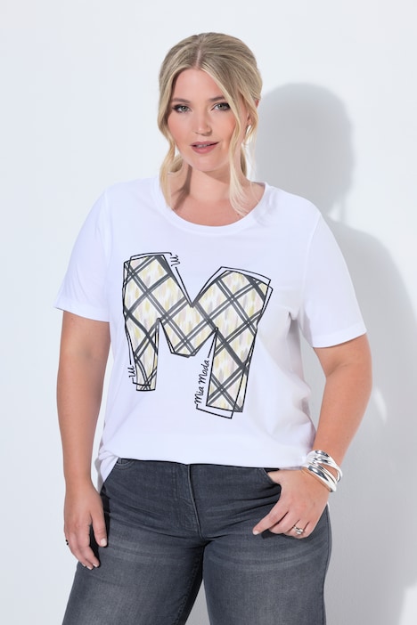 T-Shirt, Komfort Fit, Leo- M , Halbarm