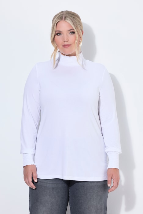 Longsleeve, Komfort Fit, elastische Smk-Details