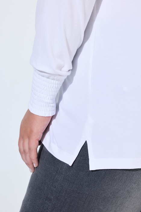 Longsleeve, Komfort Fit, elastische Smk-Details