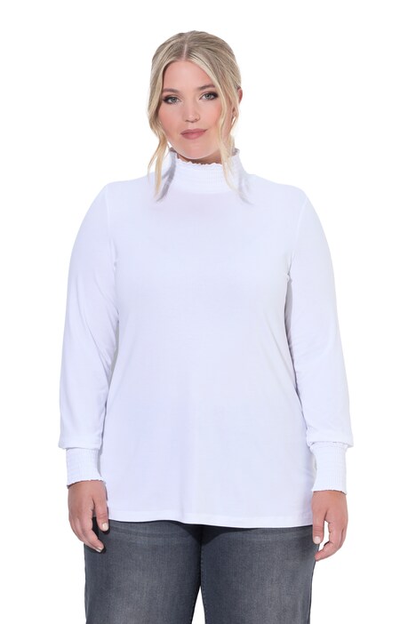 Longsleeve, Komfort Fit, elastische Smk-Details