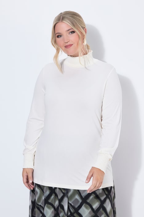 Longsleeve, Komfort Fit, elastische Smk-Details