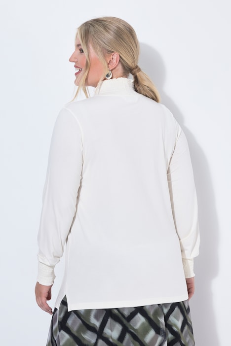 Longsleeve, Komfort Fit, elastische Smk-Details