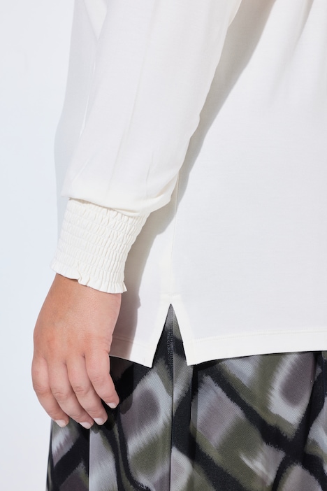 Longsleeve, Komfort Fit, elastische Smk-Details