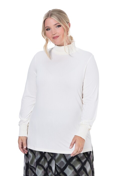 Longsleeve, Komfort Fit, elastische Smk-Details