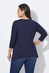 T-Shirt, A-Linie, große Blüten, Zipfelsaum