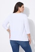 T-Shirt, A-Linie, große Blüten, Zipfelsaum