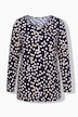 Longsleeve, A-Linie, Punkte, Langarm