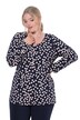 Longsleeve, A-Linie, Punkte, Langarm