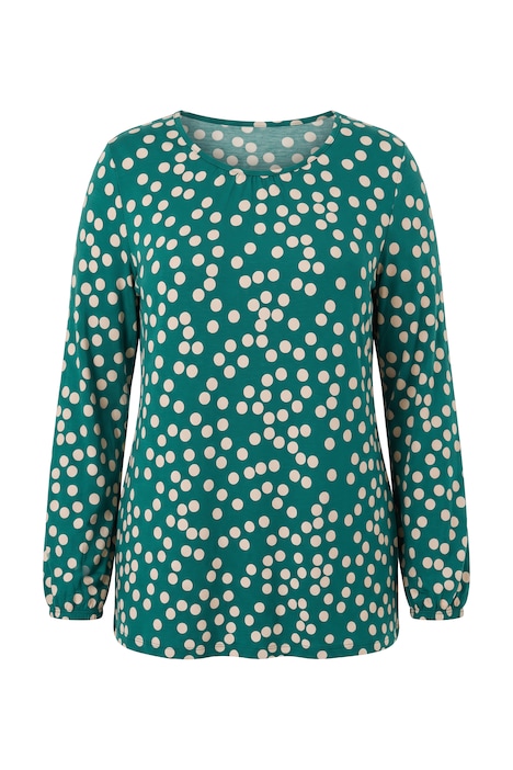 Longsleeve, A-Linie, Punkte, Langarm