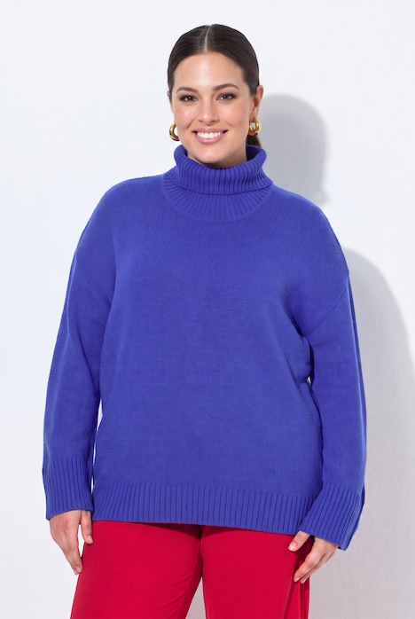 Rollkragenpullover, Loose Fit