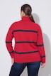 Rollkragenpullover, Blockstreifen