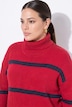 Rollkragenpullover, Blockstreifen
