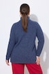 Rollkragenpullover, oversized A-Linie, Bären-Applikation