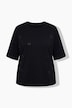Sweatshirt, Buchstaben, Oversized, Rundhals, Halbarm