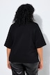 Sweatshirt, Buchstaben, Oversized, Rundhals, Halbarm