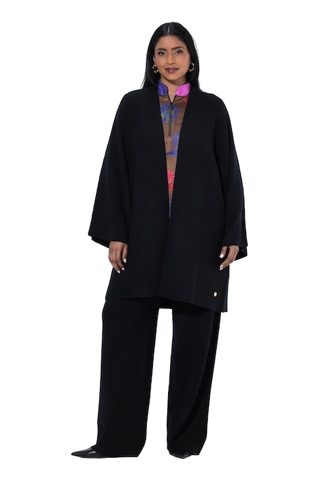 Strickjacke, Oversized, ohne Verschluss, Langarm