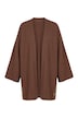 Strickjacke, Oversized, ohne Verschluss, Langarm