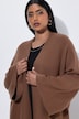 Strickjacke, Oversized, ohne Verschluss, Langarm