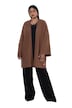 Strickjacke, Oversized, ohne Verschluss, Langarm