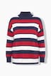 Pullover, Loose Fit, Ringel, Stehkragen