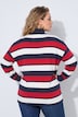 Pullover, Loose Fit, Ringel, Stehkragen