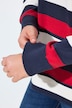 Pullover, Loose Fit, Ringel, Stehkragen