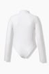 Body, mesh, slim fit, ståkrage, lange ermer