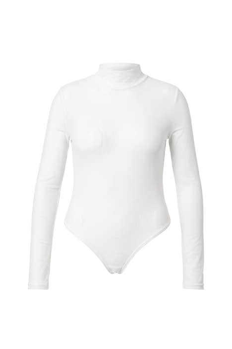 Body, Mesh, Slim Fit, Stehkragen, Langarm