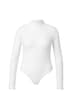 Body, Mesh, Slim Fit, Stehkragen, Langarm