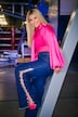 Body, Mesh, Slim Fit, Stehkragen, Langarm