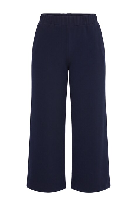 Textured Jersey Elastic Waist Pants