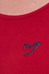 Longsleeve, A-Linie, Herz-Stickerei