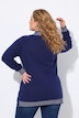 Pullover, Straight Fit, Stehkragen und Bündchen mit Streifen