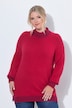 Pullover, Straight Fit, Stehkragen und Bündchen mit Streifen